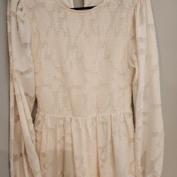 Mitilly womens smocked long sleeve maxi dress - Picture 6 of 8